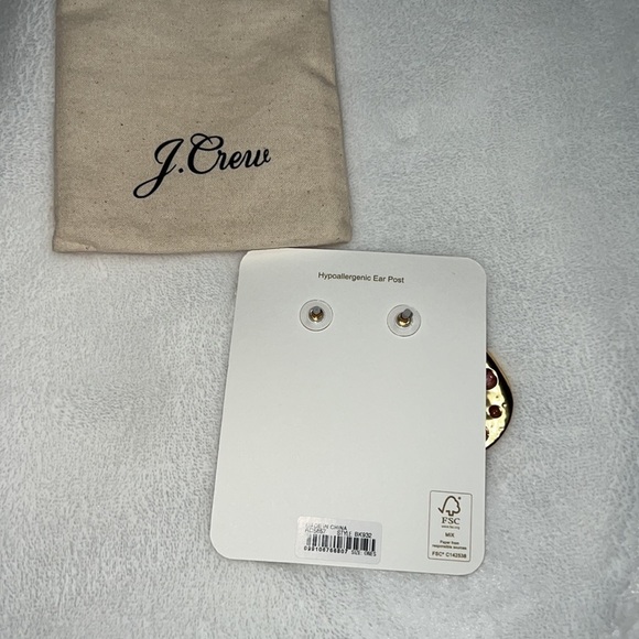 J Crew Medallion Earrings - Picture 3 of 3
